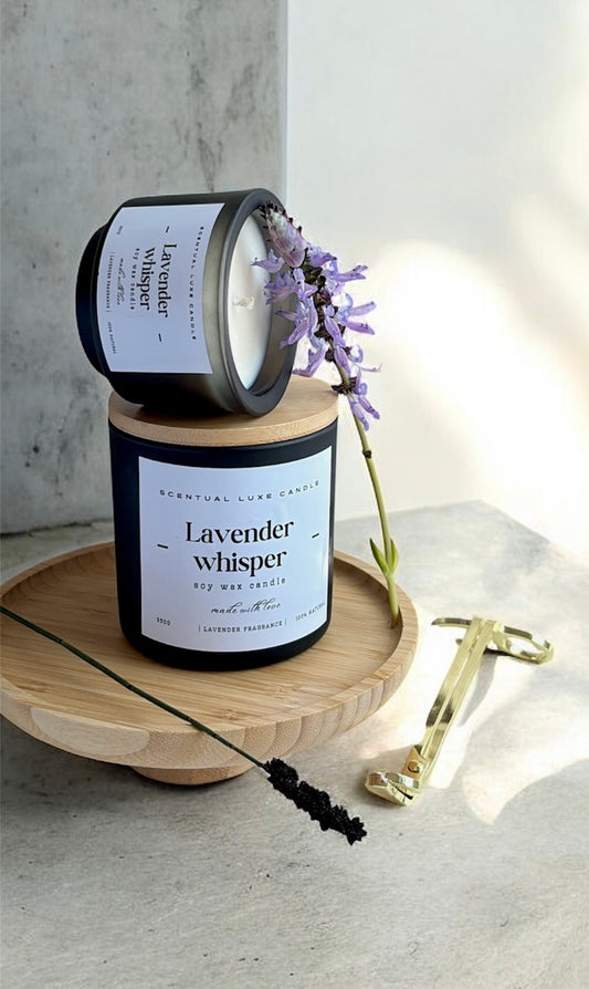 Lavender Whisper – Soy Wax Candle