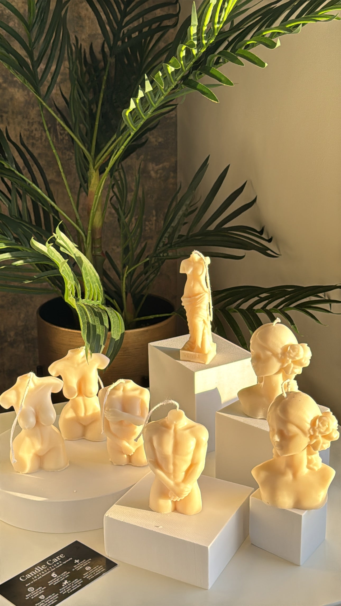 Sculpture candles
