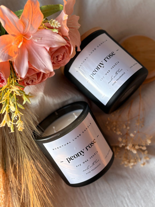 Peony Rose – Soy Wax Candle