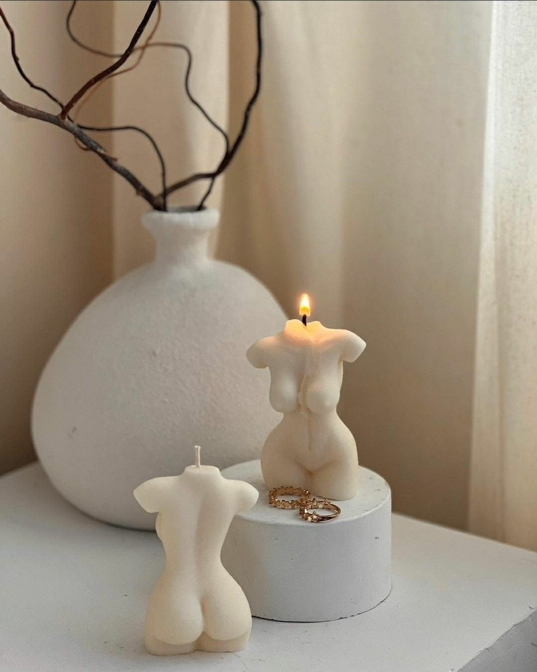 Sculpture candles