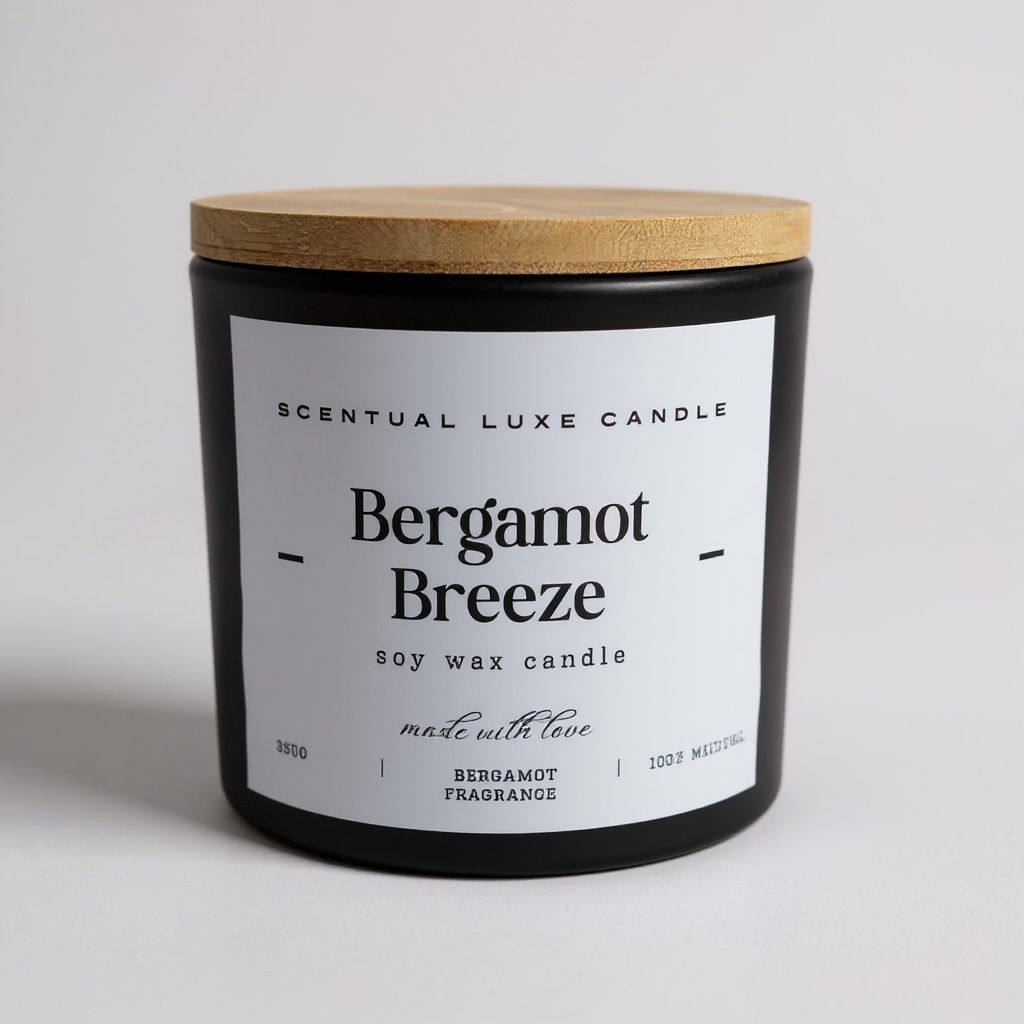 Bergamot Breeze – Soy Wax Candle