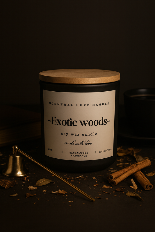 Exotic Woods – Soy Wax Candle