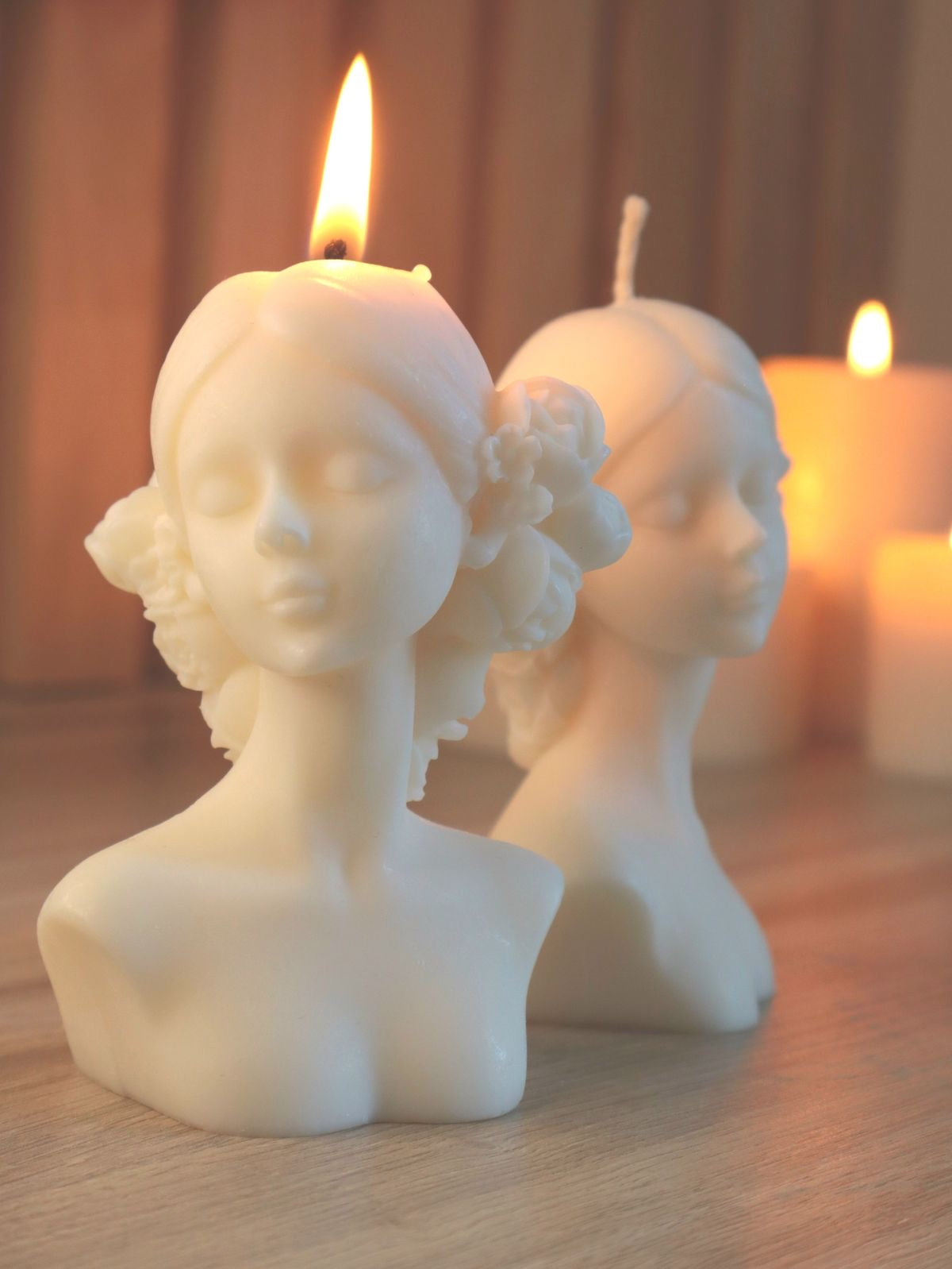 Sculpture candles