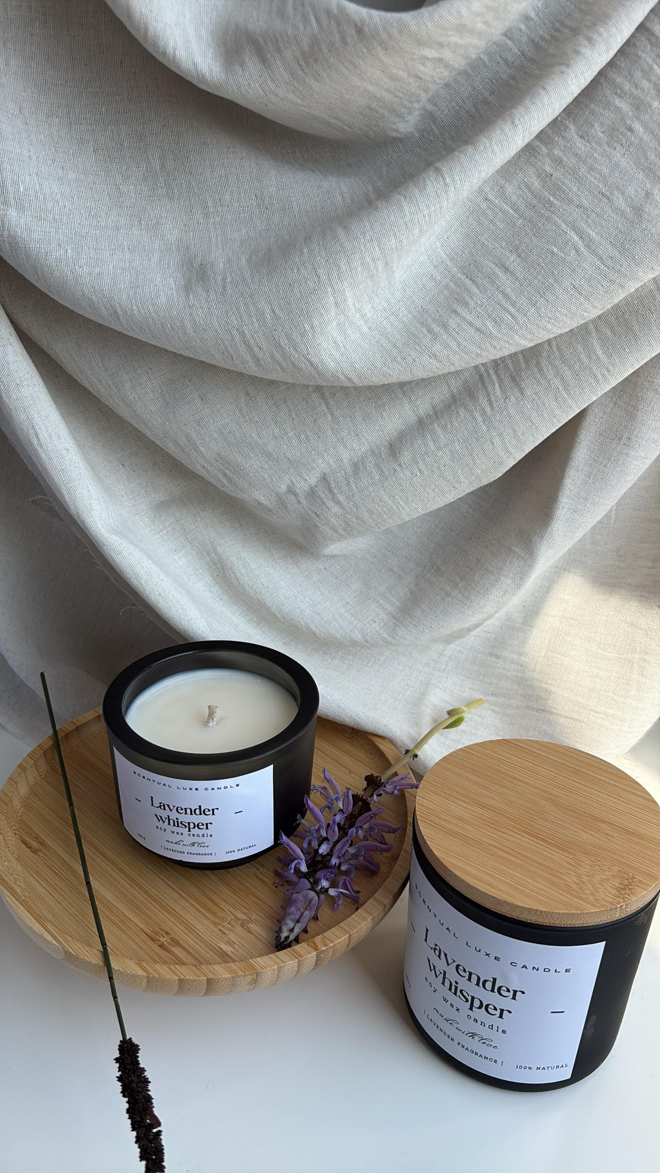 Lavender Whisper – Soy Wax Candle